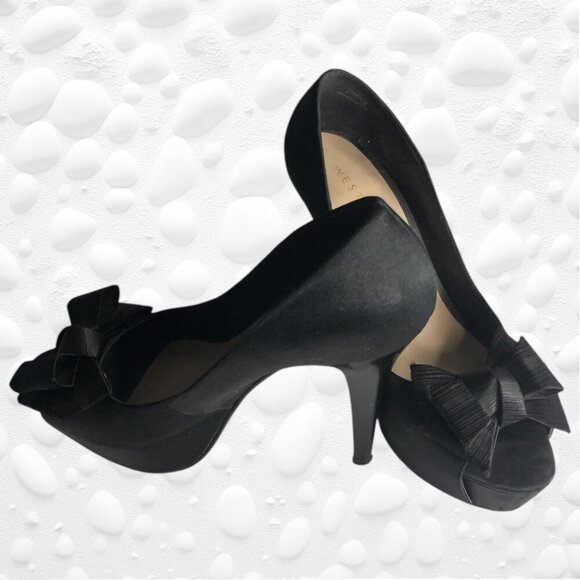 ๐  Westies "Tracy" Black Satin Stilettos - Size 7 ๐  - Picture 7 of 9